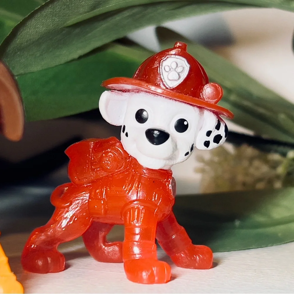 Paw Patrol Movie Neon Mini Figurines Stocking cake topper Lot Of 4
